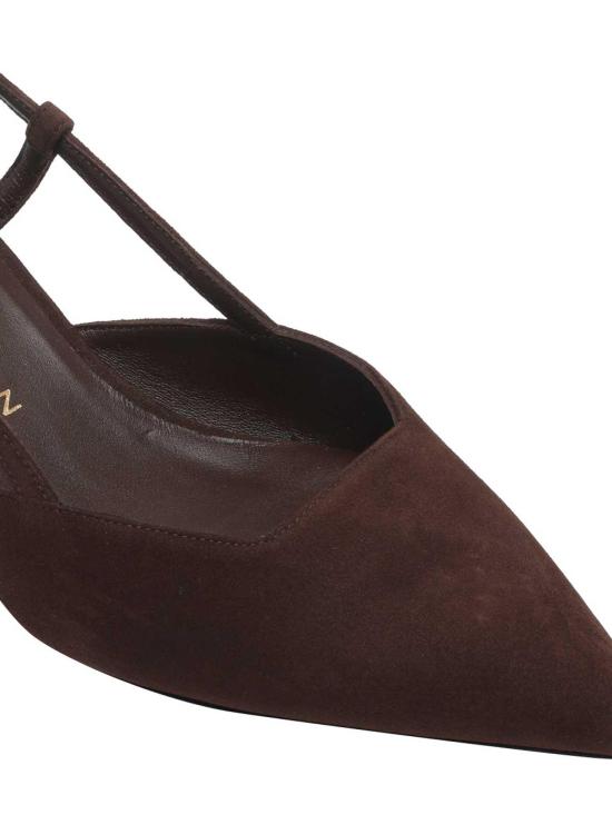 26SS 스튜어트 와이츠먼 힐/펌프스 SJ433VINNIE50SLINGBACKSUEWAL Brown - STUART WEITZMAN