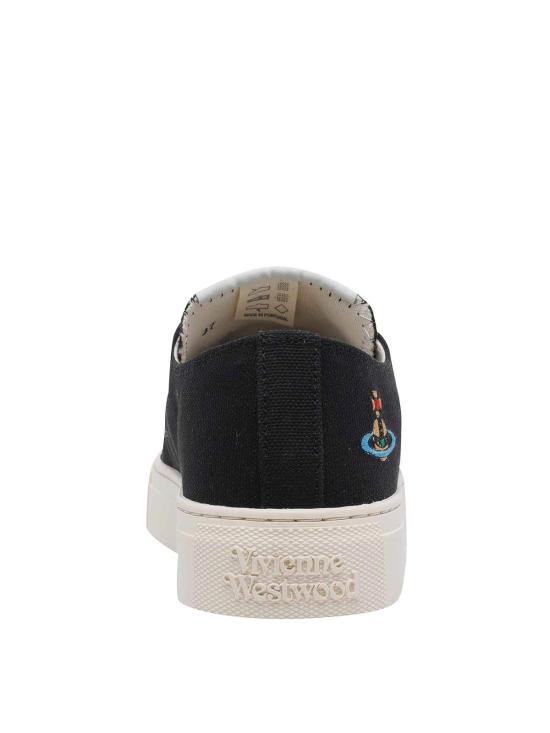 26SS 비비안웨스트우드 플림솔 스니커즈 75020063WW015BN402 Black - VIVIENNE WESTWOOD