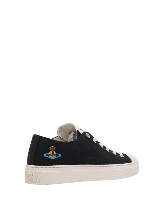 26SS 비비안웨스트우드 플림솔 스니커즈 75020063WW015BN402 Black - VIVIENNE WESTWOOD
