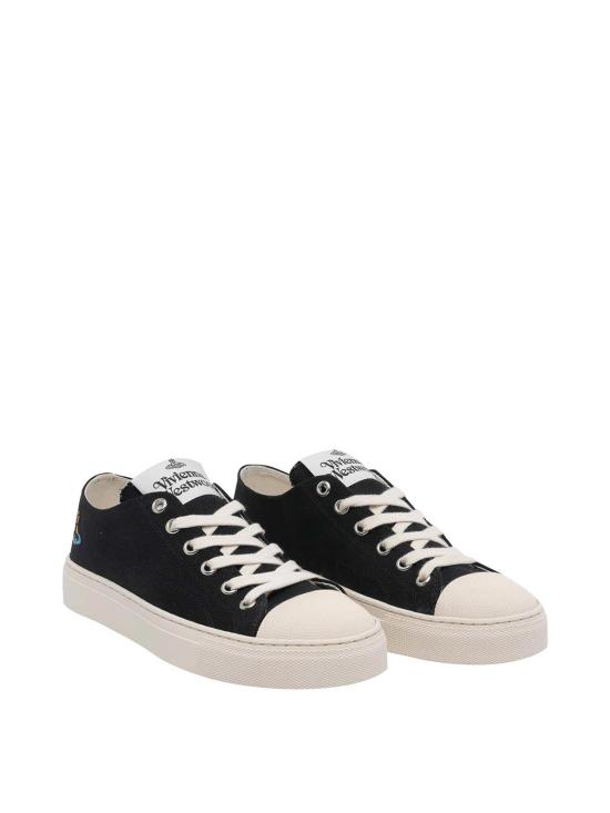 26SS 비비안웨스트우드 플림솔 스니커즈 75020063WW015BN402 Black - VIVIENNE WESTWOOD