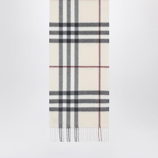 26FW 버버리 체크 캐시미어 스카프 8077884110106 Grey - BURBERRY
