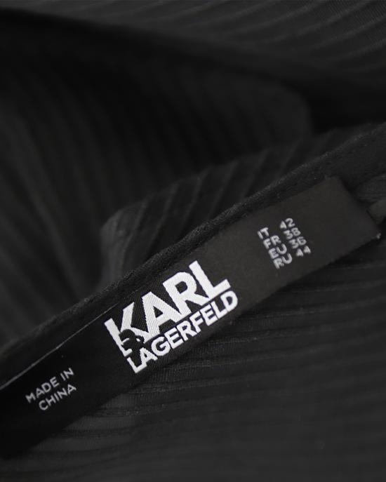  칼라거펠트 블라우스 235W1607 999 black NERO - KARL LAGERFELD