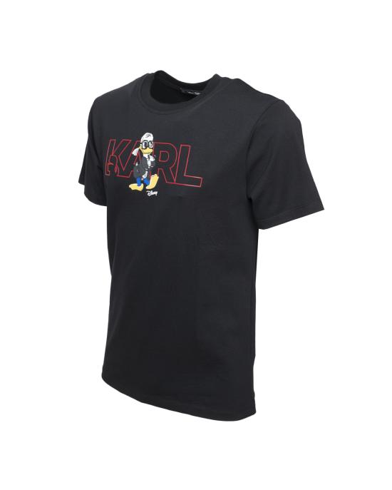  칼라거펠트 반팔 티셔츠 705041 532900 990 Nero Multi NERO - KARL LAGERFELD