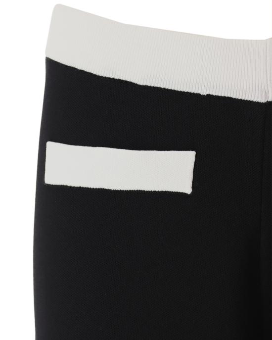  칼라거펠트 수트 팬츠 236W1003 998 black white NERO BIANCO - KARL LAGERFELD