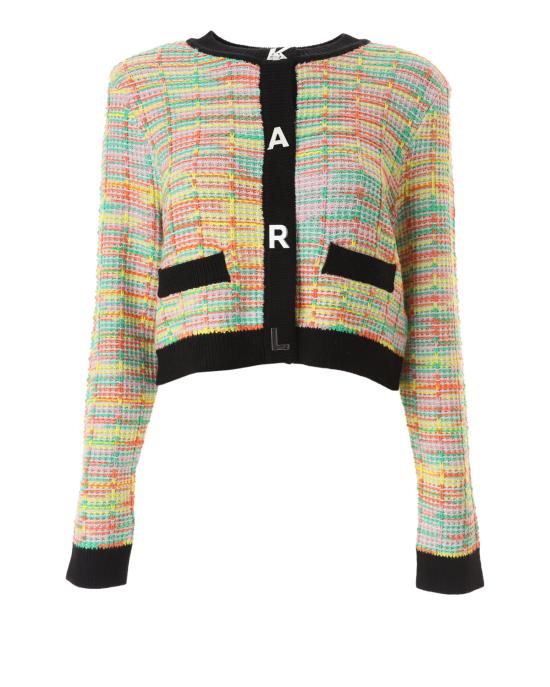  칼라거펠트 가디건 235W2002 Q78 Lurex Multi Boucle MULTICOLOR