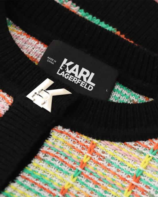  칼라거펠트 가디건 235W2002 Q78 Lurex Multi Boucle MULTICOLOR - KARL LAGERFELD