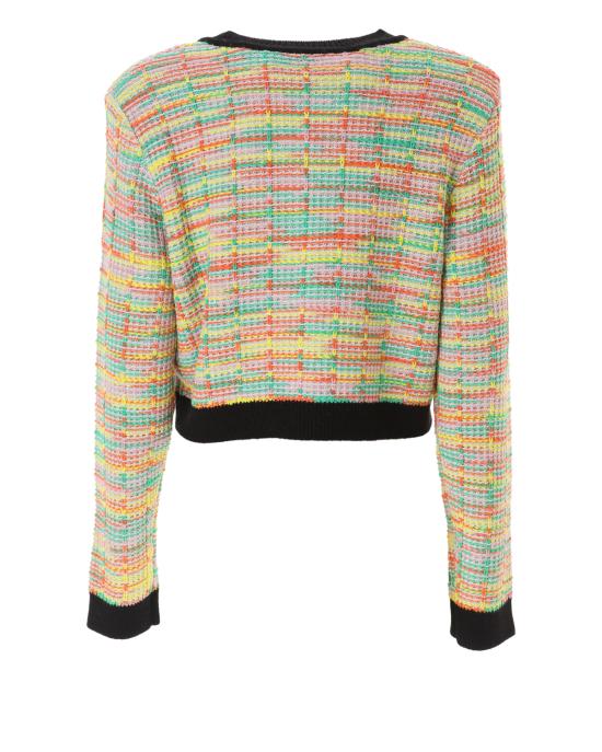  칼라거펠트 가디건 235W2002 Q78 Lurex Multi Boucle MULTICOLOR - KARL LAGERFELD