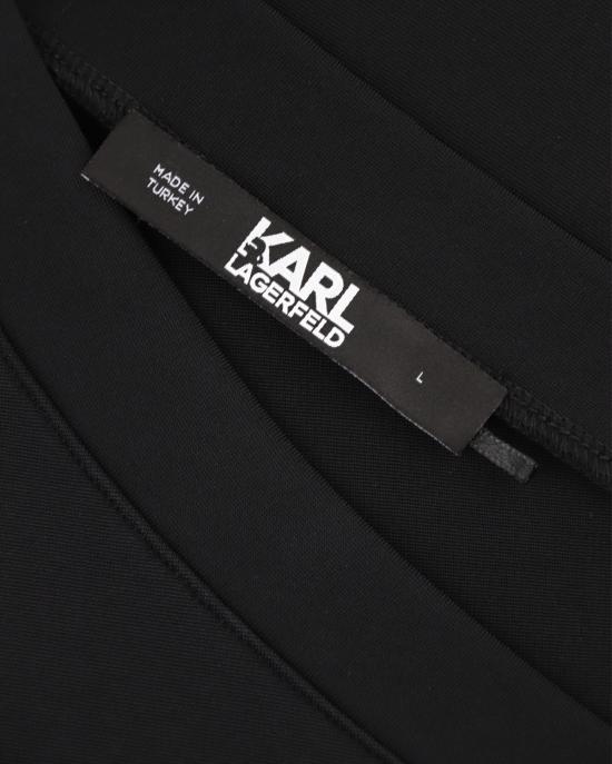  칼라거펠트 미디 원피스 235W1355 999 black NERO - KARL LAGERFELD