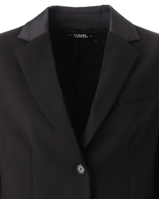  칼라거펠트 수트 자켓 235W1402 999 black NERO - KARL LAGERFELD