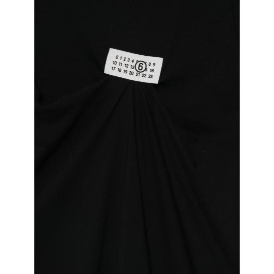 26FW MM6 메종마르지엘라 반팔 티셔츠 M20048 S52NF0018 900 BLACK - MM6 MAISON MARGIELA