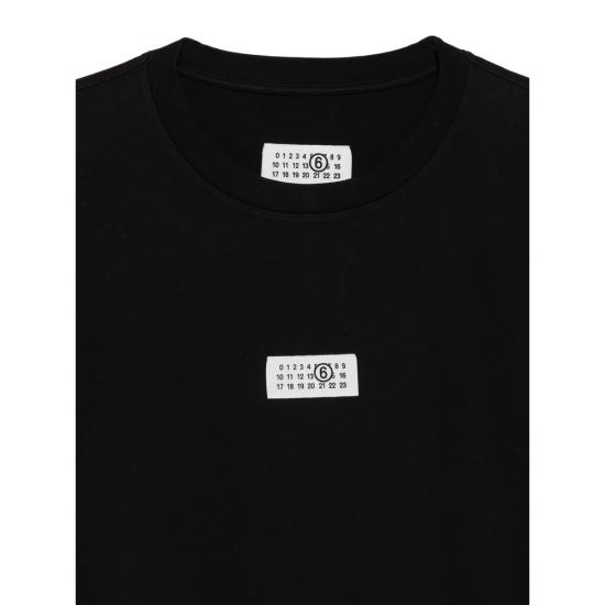 26FW MM6 메종마르지엘라 반팔 티셔츠 M20258 SH0GC0071 900 BLACK - MM6 MAISON MARGIELA