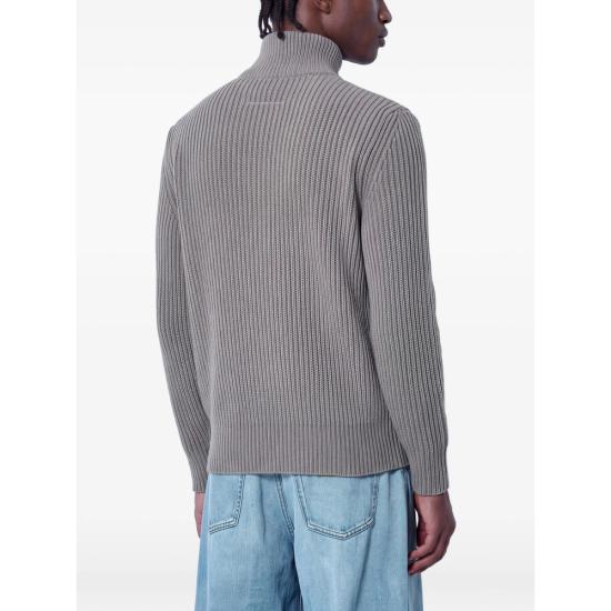 26FW MM6 메종마르지엘라 집업 니트 M13286 SH0AM0095 811M GREY - MM6 MAISON MARGIELA