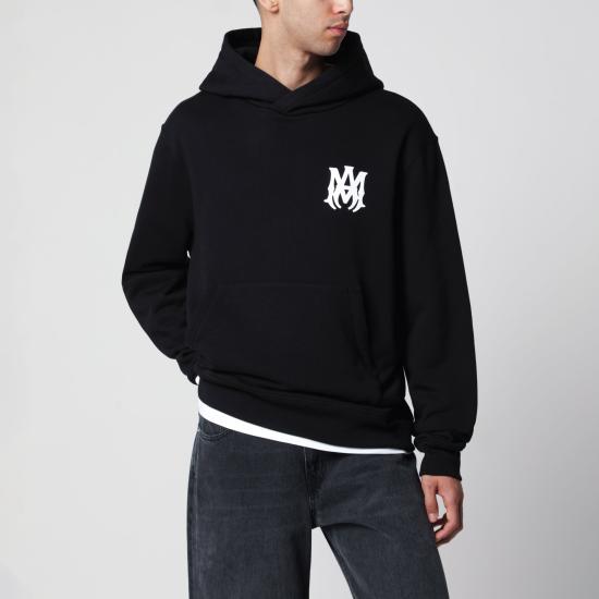 26FW 아미리 후드 티셔츠 AMTOJR1127CO Black