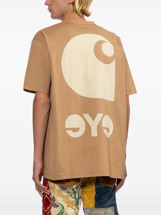 26SS 준야 와타나베 꼼데가르송 반팔 티셔츠 WQT908100 BEIGE - JUNYA WATANABE COMME DES GARCONS