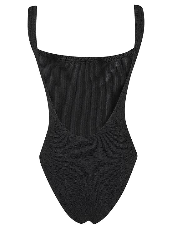 26SS 훈자 지 원피스 수영복 SSQUARE CR BLACK - HUNZA G