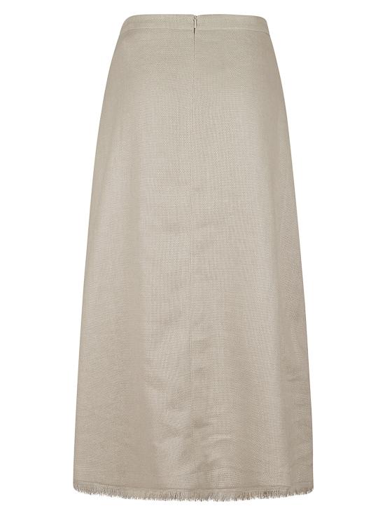 26SS 에스막스마라 롱 스커트 2619101023600 036 BIANCO AVORIO - 'S MAX MARA