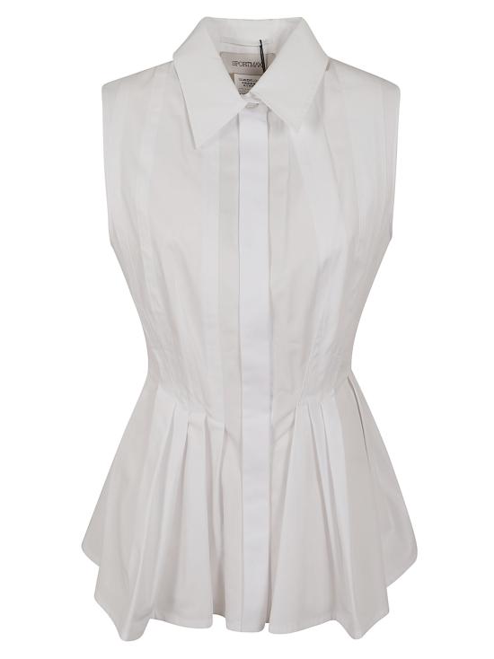 26SS 막스마라 스포츠막스 셔츠 2612111052600 001 BIANCO OTTICO