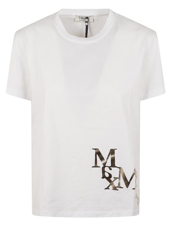 26SS 에스막스마라 반팔 티셔츠 2619971033600 007 BIANCO