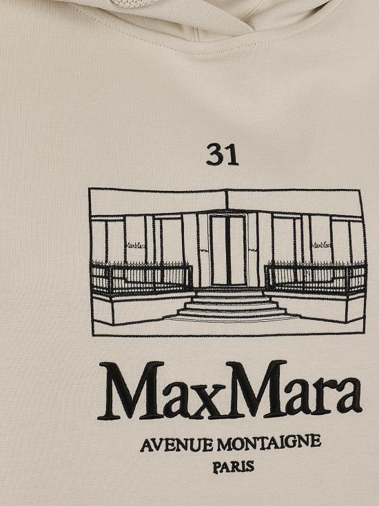 26SS 에스막스마라 후드 티셔츠 2619921021600 001 ECRU - 'S MAX MARA