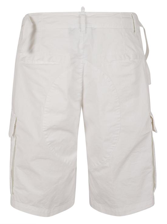 26SS 디스퀘어드2 숏팬츠 S74MU0965 S35175 100 WHITE - DSQUARED2