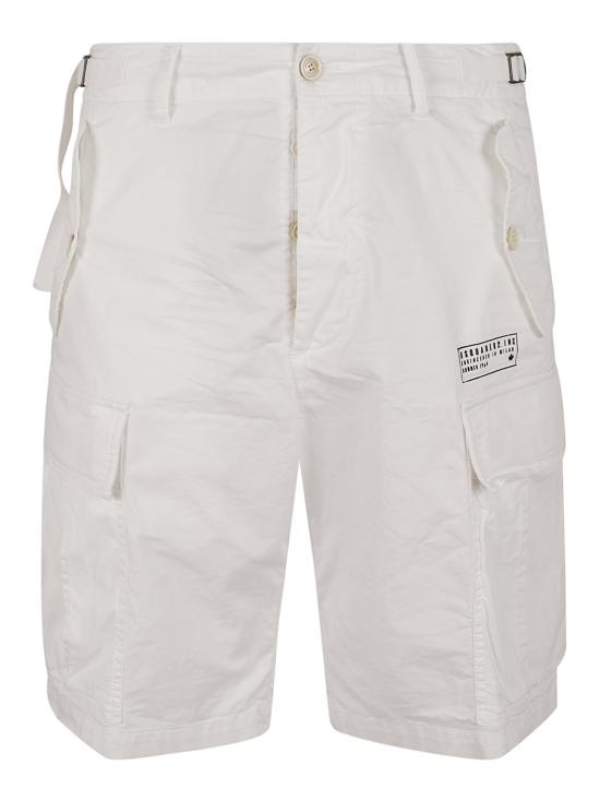 26SS 디스퀘어드2 숏팬츠 S74MU0965 S35175 100 WHITE