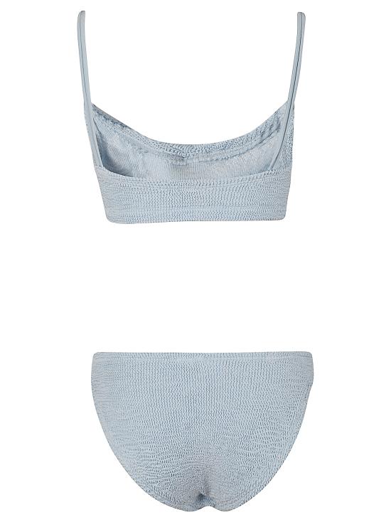 26SS 훈자 지 비키니 수영복 BCASSIE BDD METALLIC ICE BLUE - HUNZA G