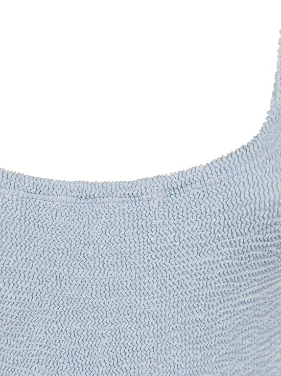 26SS 훈자 지 원피스 수영복 SSQUARE CR METALLIC ICE BLUE - HUNZA G