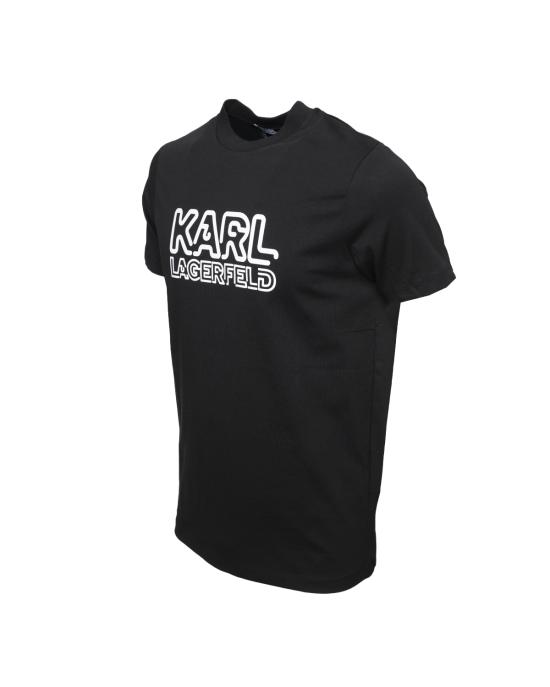  칼라거펠트 반팔 티셔츠 755048 532225 991 Black NERO - KARL LAGERFELD