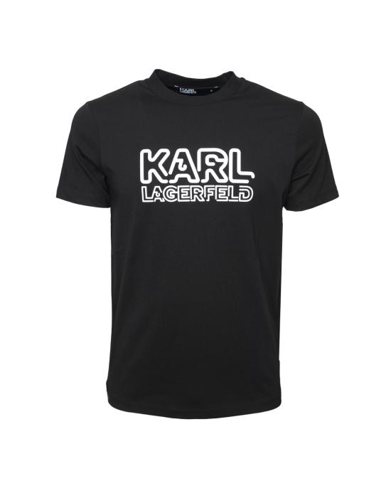  칼라거펠트 반팔 티셔츠 755048 532225 991 Black NERO
