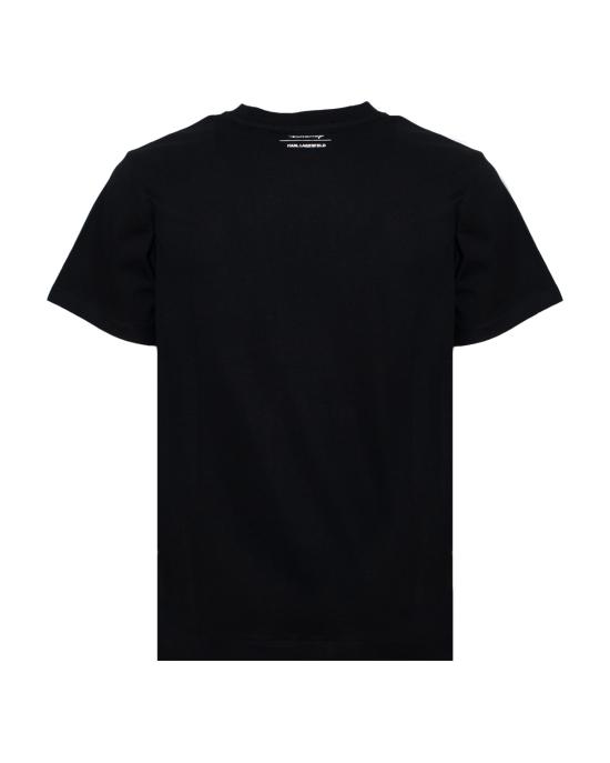  칼라거펠트 반팔 티셔츠 755098 532270 990 Black NERO - KARL LAGERFELD