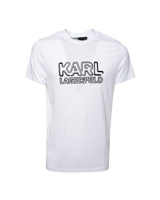  칼라거펠트 반팔 티셔츠 755048 532225 10 white BIANCO