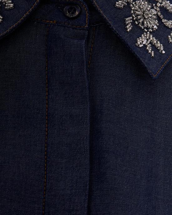 26SS 리우조 셔츠 UA6274D489477000 NAVY - LIU JO