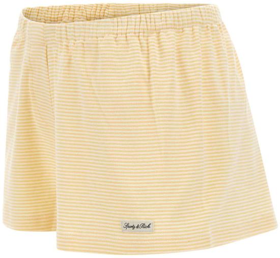 26SS 스포티앤리치 숏팬츠 SH06276326YE34ALMOND YELLOW - SPORTY & RICH