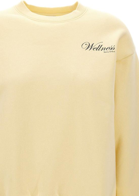 26SS 스포티앤리치 스웨터 ST09876083YE02ALMOND YELLOW - SPORTY & RICH