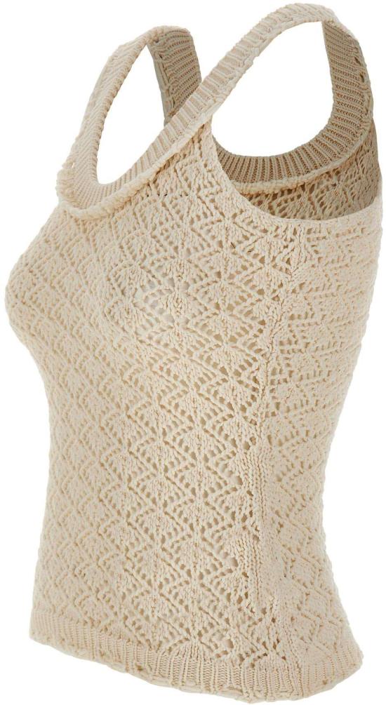 26SS 블루마린 민소매 티셔츠 2M692AN0103 WHITE - BLUMARINE