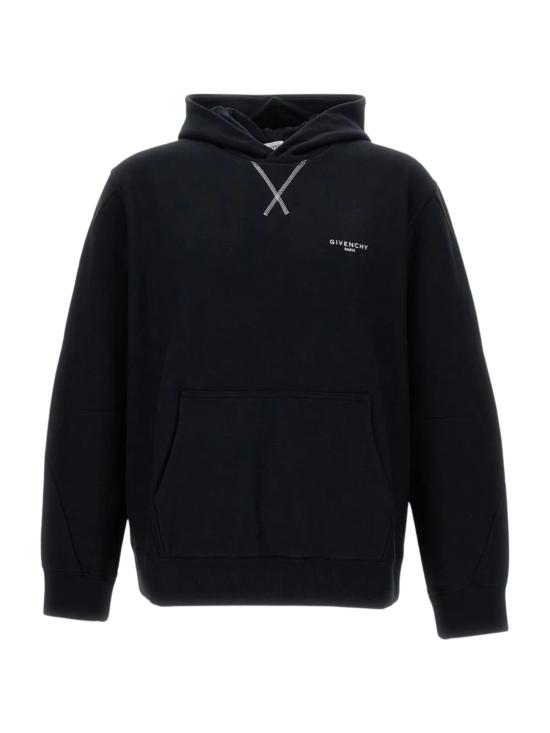 26SS 지방시 후드 티셔츠 BMJ0NH3YS1 001 Nero