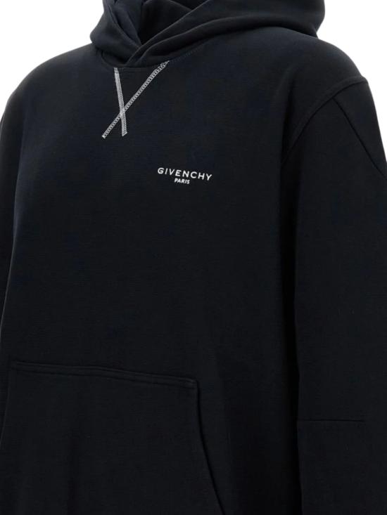 26SS 지방시 후드 티셔츠 BMJ0NH3YS1 001 Nero - GIVENCHY