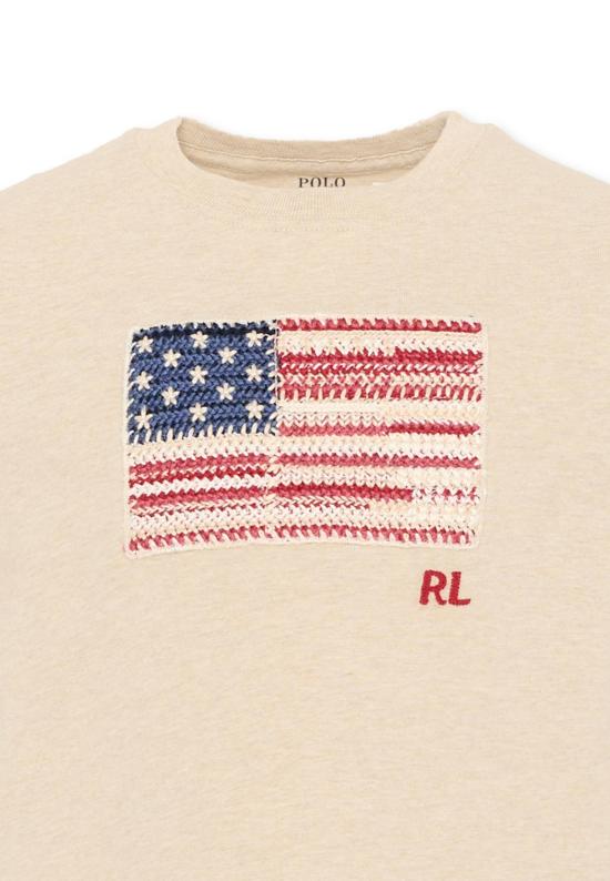 26FW [키즈] 랄프 로렌 티셔츠 B20043001 BEIGE - RALPH LAUREN