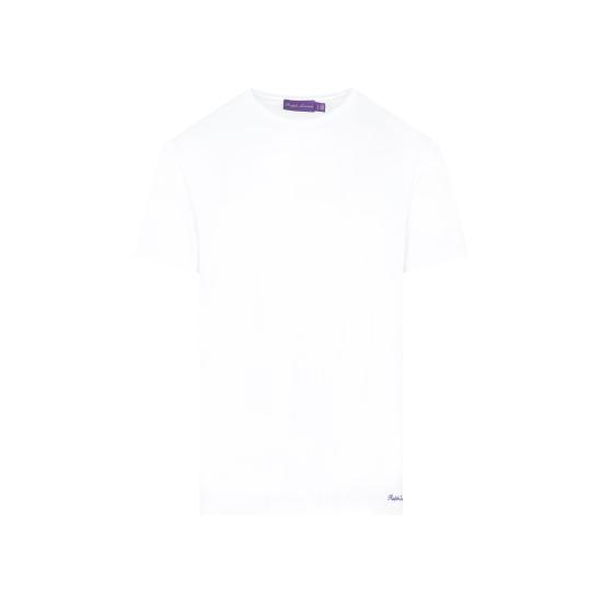 26SS 랄프로렌 퍼플라벨 반팔 티셔츠 790508153003 CLASSIC WHITE - RALPH LAUREN PURPLE LABEL