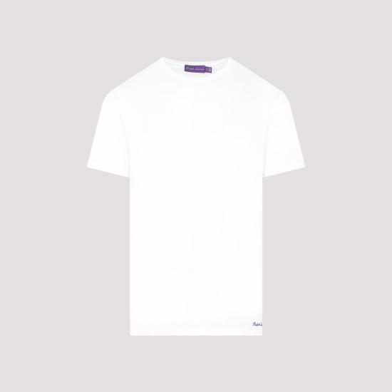 26SS 랄프로렌 퍼플라벨 반팔 티셔츠 790508153003 CLASSIC WHITE - RALPH LAUREN PURPLE LABEL