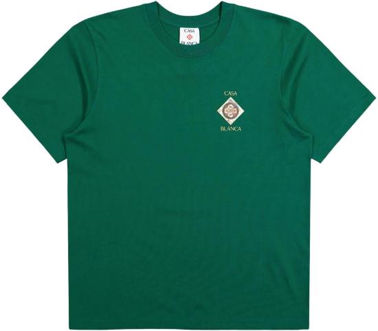 26SS 카사블랑카 반팔 티셔츠 MSS26JTS00103 GREEN