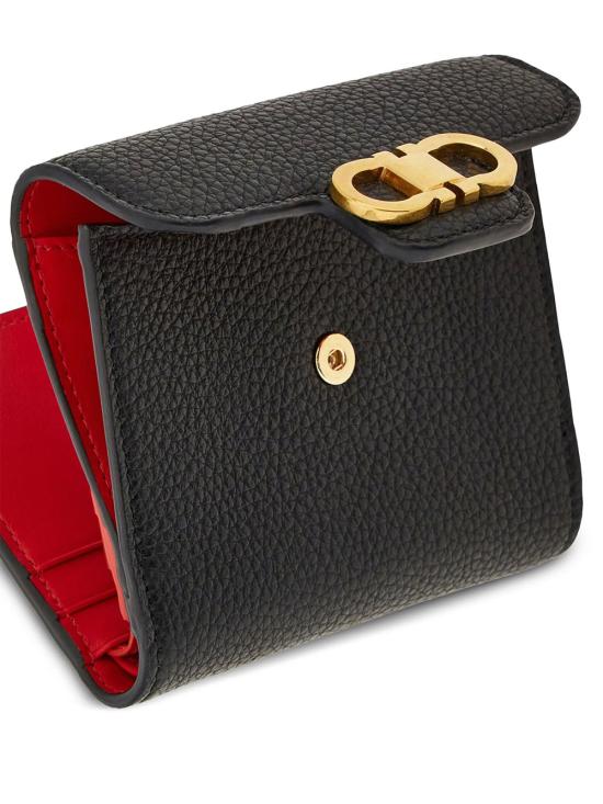 26FW 살바토레 페라가모 간치니 멀티 포켓 반지갑 220961 0785777 NERO - SALVATORE FERRAGAMO