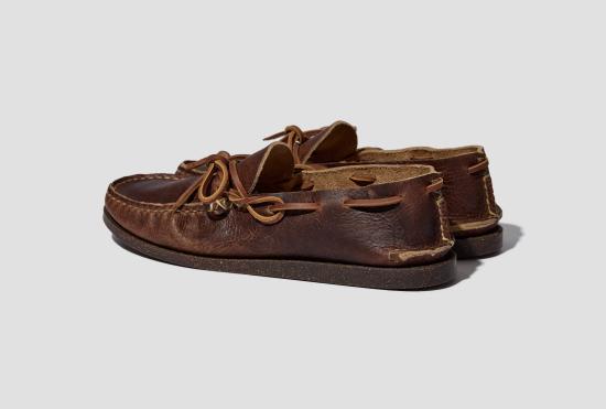 26SS YUKETEN 로퍼 캠프솔이 달린 전체 수작업 카누 모카신 - CH 브라운 17331M-CHBR-SMU - OTHER BRANDS