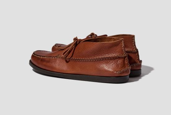26SS YUKETEN 로퍼 이탈리아산 수제 처카 부츠 (캠프 솔 포함) - 버질 코냑 YIAHCC-VNBC - OTHER BRANDS