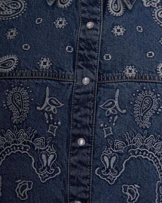 26SS 리우조 데님 셔츠 UA6145D031379016 BLUE - LIU JO