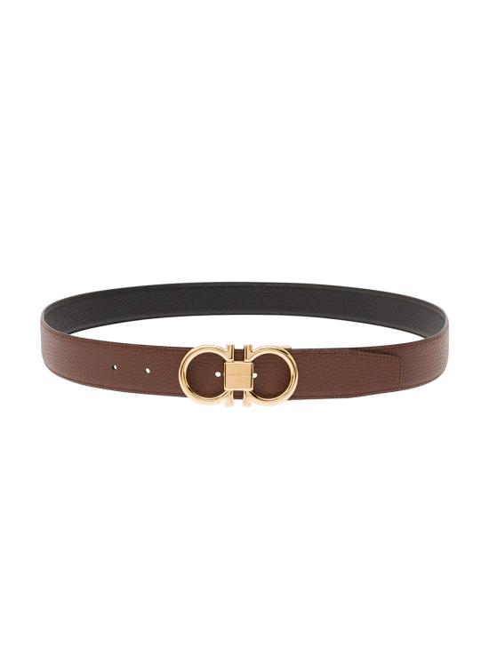 26FW 살바토레 페라가모 가죽 벨트 6799380764164 Black - SALVATORE FERRAGAMO