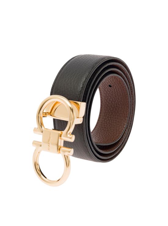 26FW 살바토레 페라가모 가죽 벨트 6799380764164 Black - SALVATORE FERRAGAMO