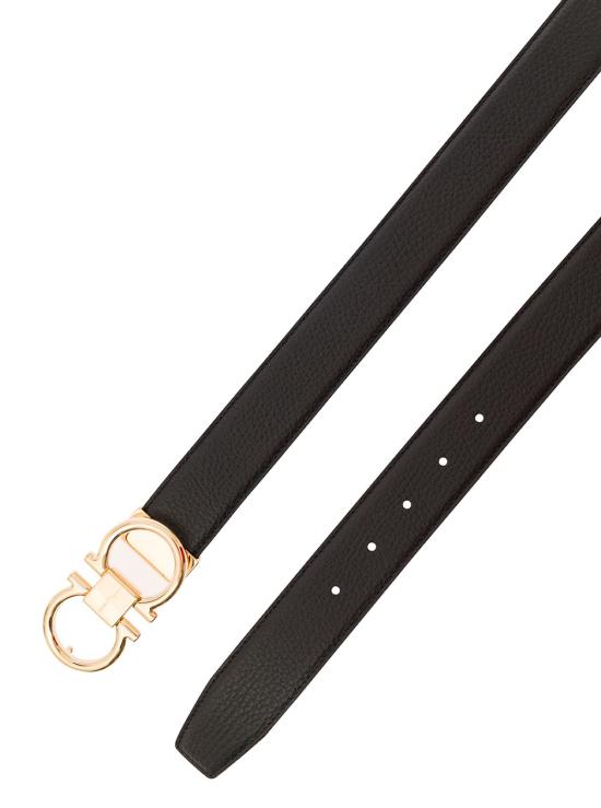 26FW 살바토레 페라가모 가죽 벨트 6799380764164 Black - SALVATORE FERRAGAMO