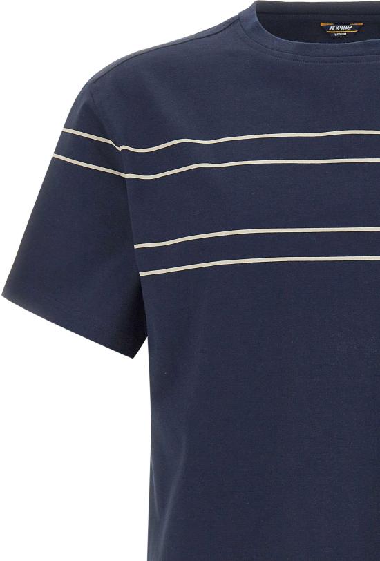 26SS 까웨 반팔 티셔츠 K4157RWB1A NAVY - K-WAY