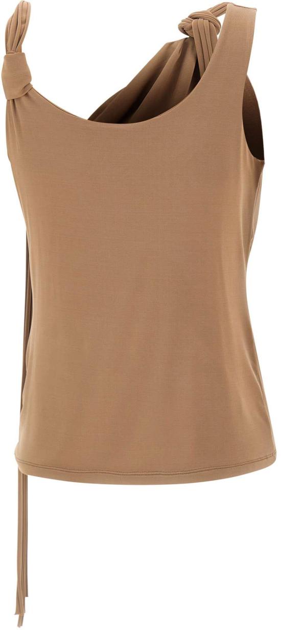 26SS 블루마린 민소매 티셔츠 2C455AN0826 BEIGE - BLUMARINE
